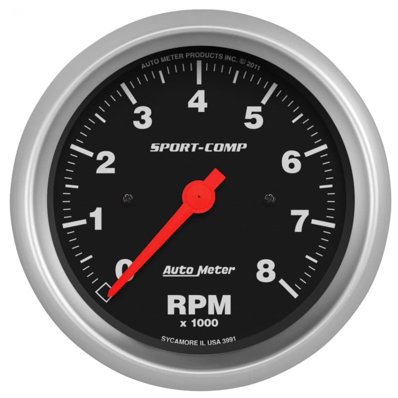 AutoMeter Tachometer for Performance Vehicles 0-10,000 RPM Air Core - Image 2