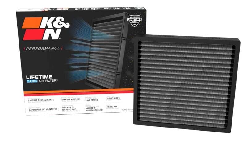 K&N Engineering Cabin Air Filter VF2086 Washable Reusable Durable Replacement - Image 4