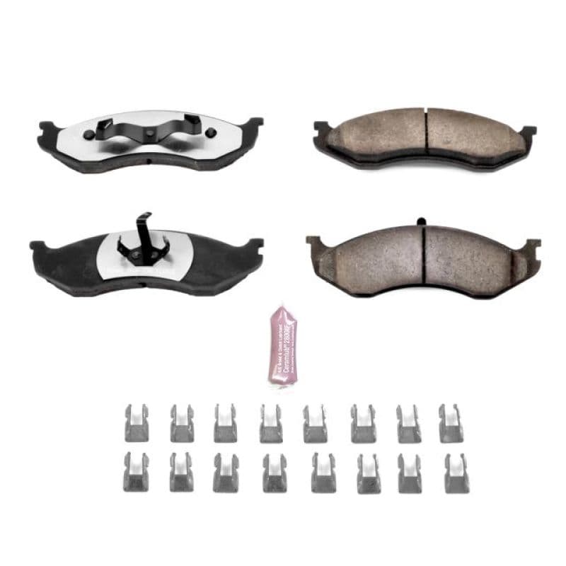 PowerStop Z36 Ceramic Brake Pads for Trucks & SUVs Low-Dust Carbon-Fiber Comp...