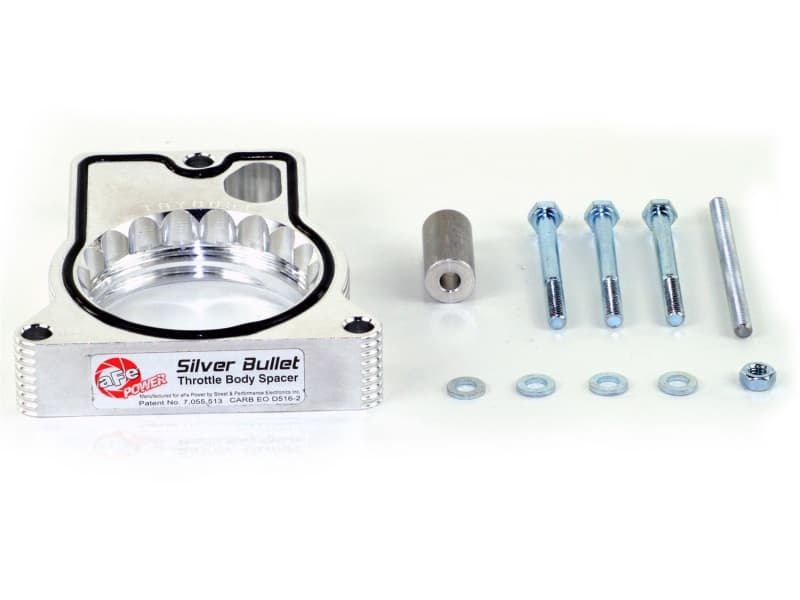 aFe Silver Bullet Throttle Body Spacer for Improved Airflow T-6061 Billet Alu... - Image 2