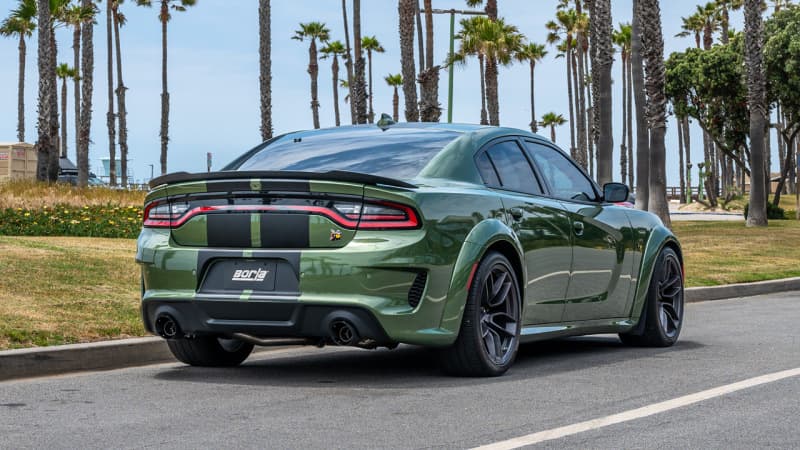 Borla Carbon Fiber Exhaust Tips for 300C (2023) & Charger (15-23) 5"