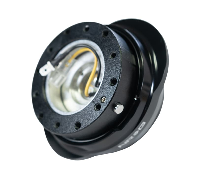 NRG Quick Release Gen 2.2 Black Body Shiny Black Oval Ring - Image 3