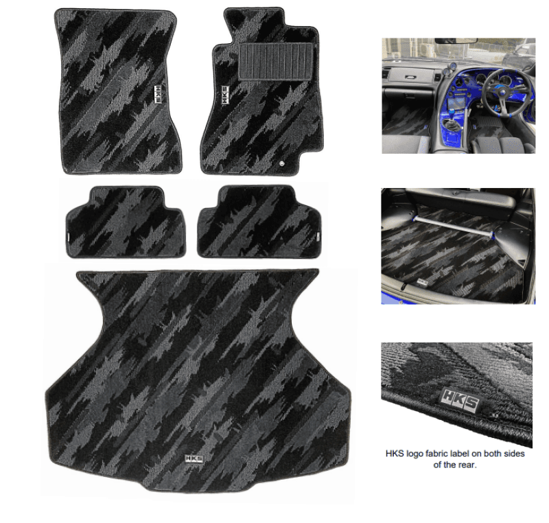 HKS Floor Mats for JZA80 RHD Full Set