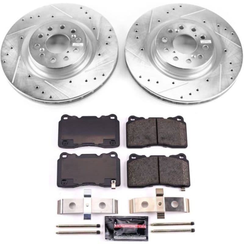PowerStop Z23 Evolution Sport Brake Kit for Daily Driver Carbon-Fiber Ceramic...
