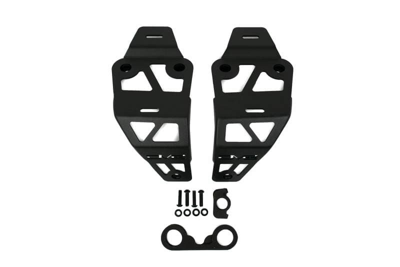 DV8 Offroad Light Bar Mounts for Jeep Mojave/392 4mm Steel Dual Pod Brackets