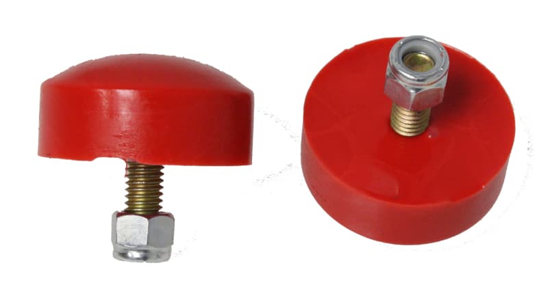 Energy Suspension Bump Stops for Control Arms Red Hyper-Flex Polyurethane - Image 3