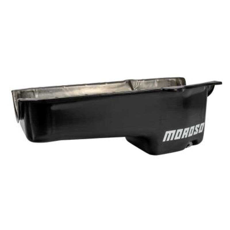 Moroso Steel Oil Pan for 1986+ Chevy Small Block 5qt Wet Sump 7.5in