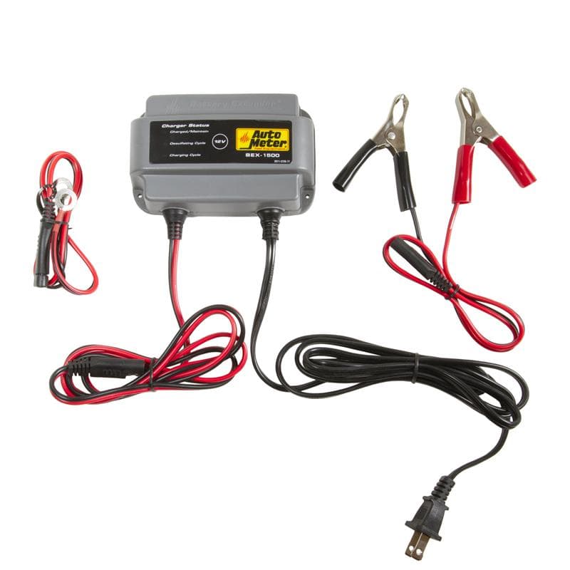 AutoMeter 1.5 Amp Battery Charger for 12V Lead Acid Batteries BEX-1500 - Image 4
