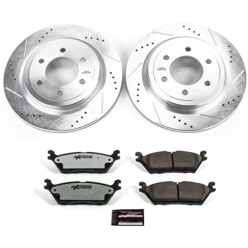 PowerStop Z36 Truck & Tow Brake Kit for Trucks 4x4 SUVs Ceramic Carbon-Fiber ...
