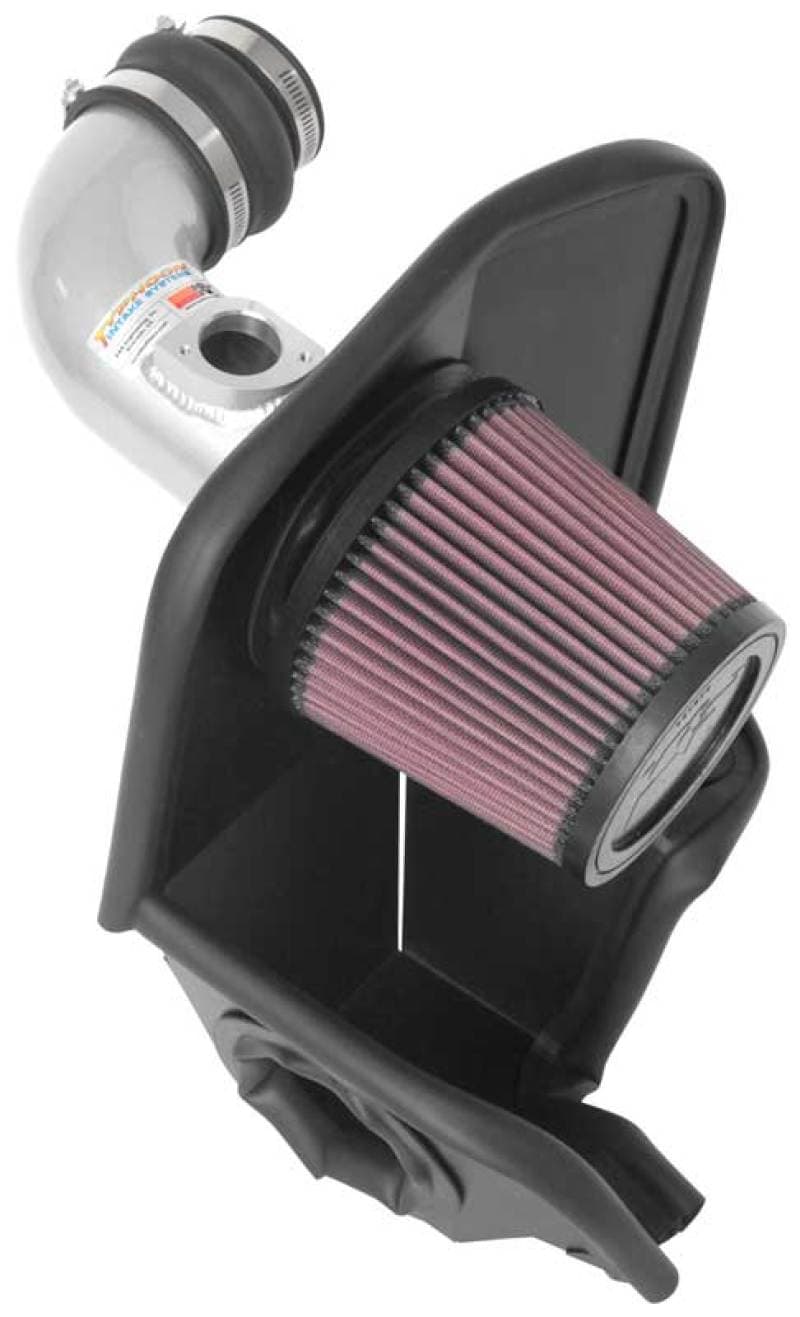 K&N Engineering Cold Air Intake for Chevy C6 69-6034TS Mandrel-Bent Aluminum