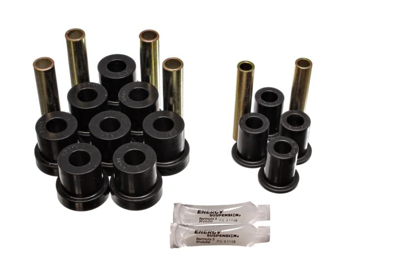 Energy Suspension Spring/Shackle Bushings Black Hyper-Flex Polyurethane