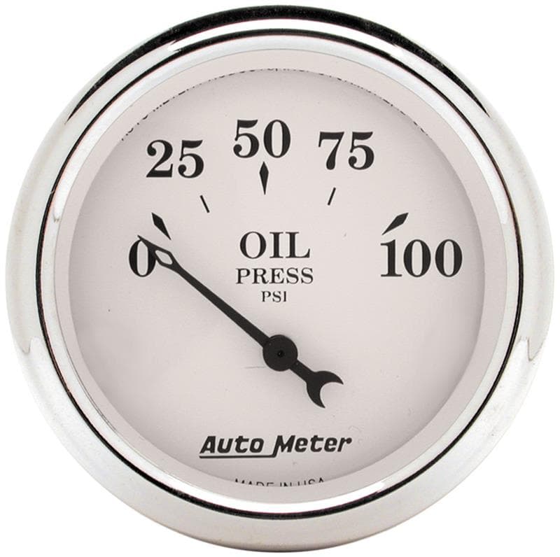 AutoMeter Oil Pressure Gauge Single Wire 1/8" NPT Sender Included