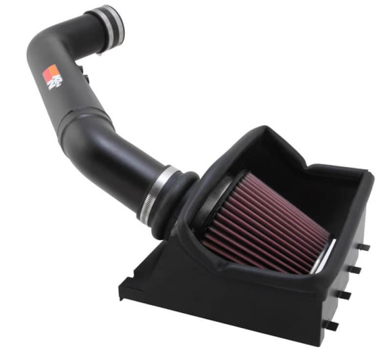 K&N Engineering Cold Air Intake for Chevy C6 77-2582KTK Mandrel-Bent Aluminum