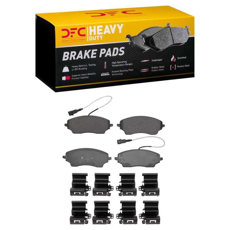 DFC Semi-Metal Heavy Duty Brake Pads for Extreme Braking Environments