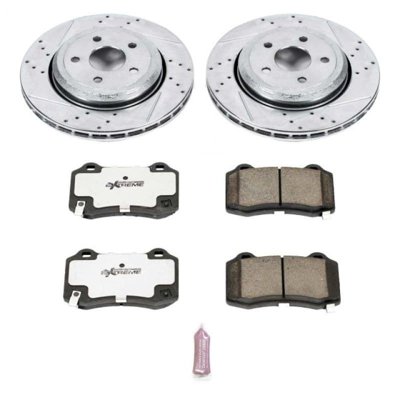 PowerStop Z26 Street Warrior Brake Kit for Muscle Cars Drilled & Slotted Roto...