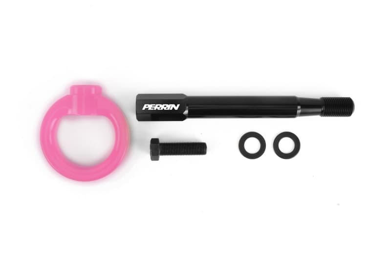 Perrin Performance Tow Hook Kit for 22-26 Toyota GR86 Front Hyper Pink - Image 4