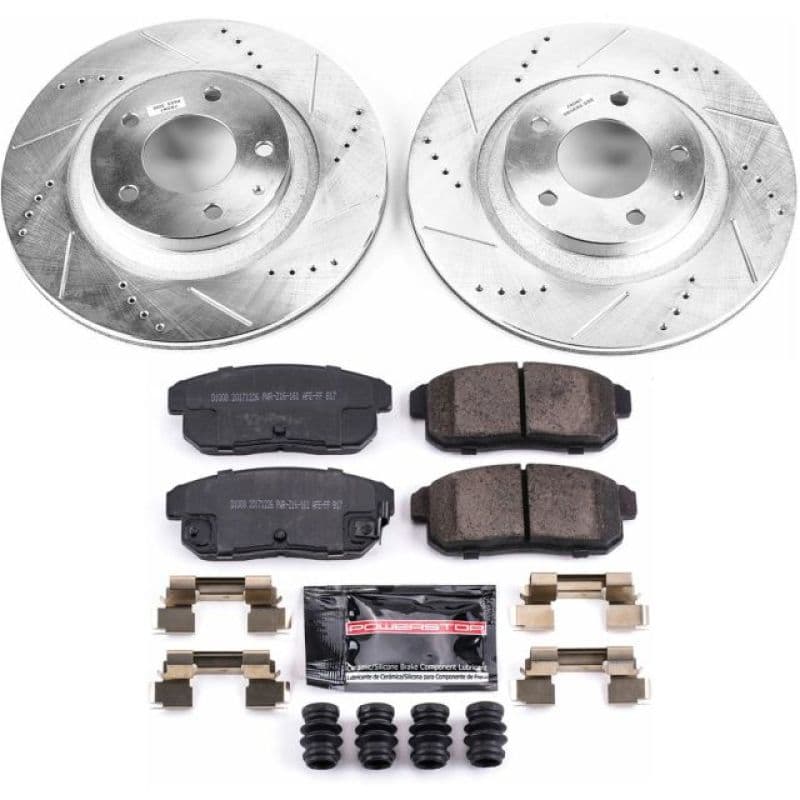 PowerStop Z23 Evolution Sport Brake Kit for Daily Driver Carbon-Fiber Ceramic...