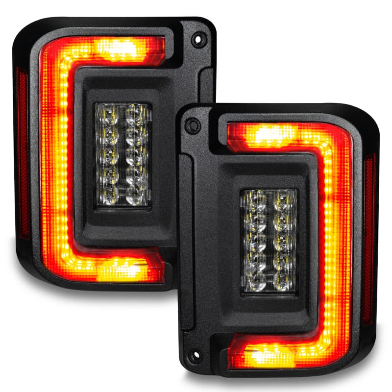 ORACLE Lighting Flush Mount LED Tail Lights for Jeep Wrangler JK Low-Profile - Image 3