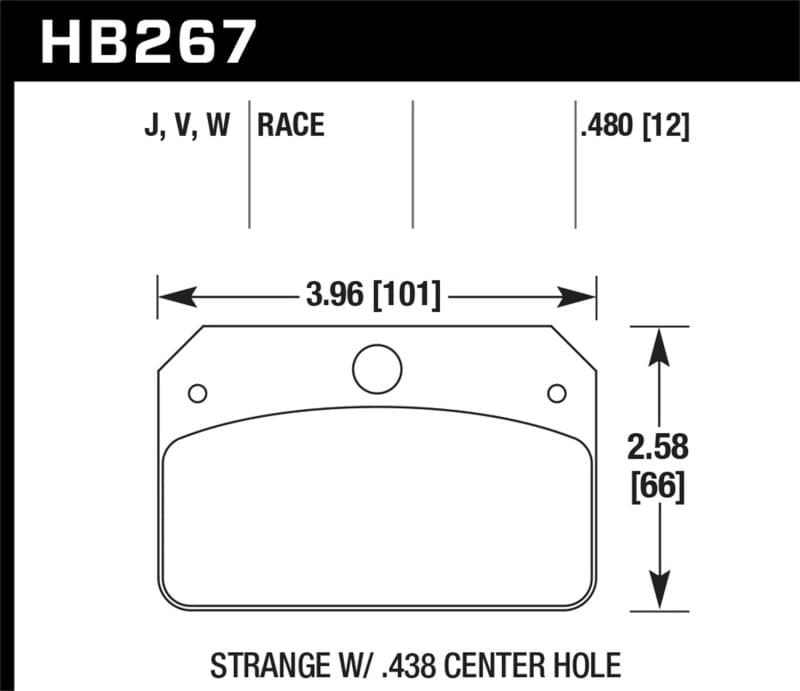 Hawk Performance DR-97 Brake Pad Set for Street Vehicles High Performance Com... - Image 2