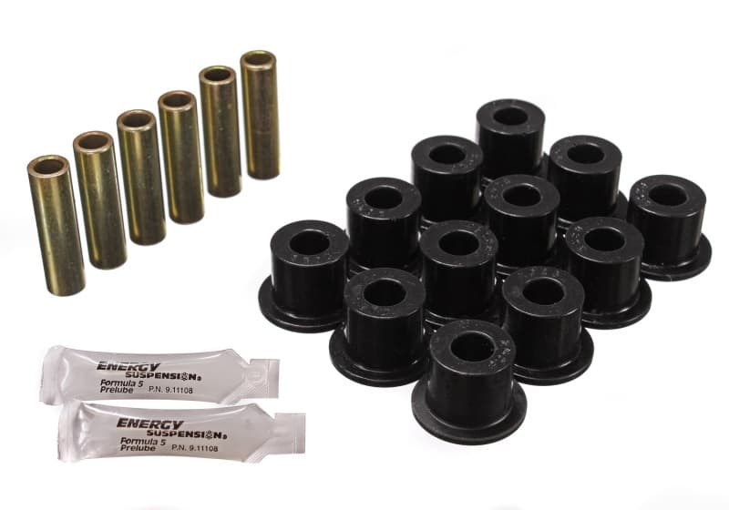Energy Suspension Spring/Shackle Bushings Black Hyper-Flex Polyurethane