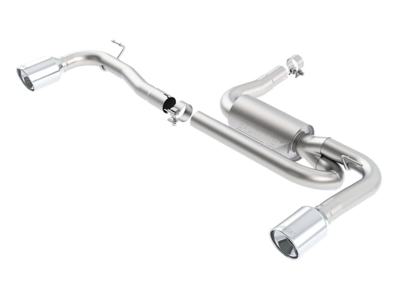 Borla Axle Back Exhaust for Chevy C6 Mirror Polished T-304 Stainless Steel Tips