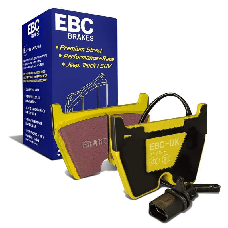 EBC Yellowstuff Brake Pad Set for Street & Track Driving High Performance