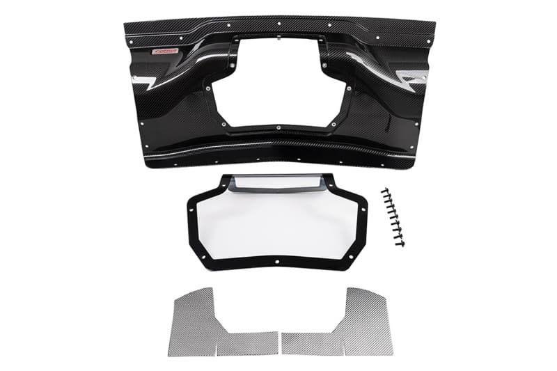 CORSA Performance Carbon Fiber See-Through Trunk Panel for C8 Corvette - Image 2