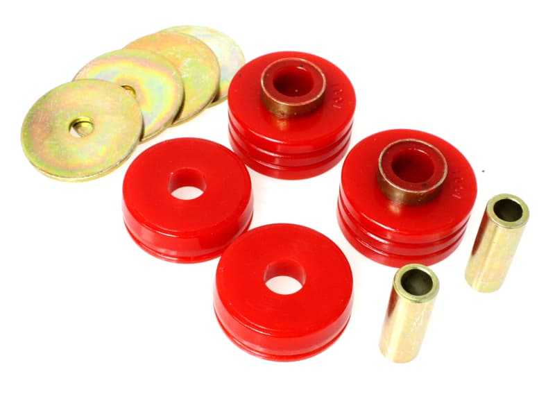 Energy Suspension Body Mounts Universal Red Performance Torque Resistant - Image 3