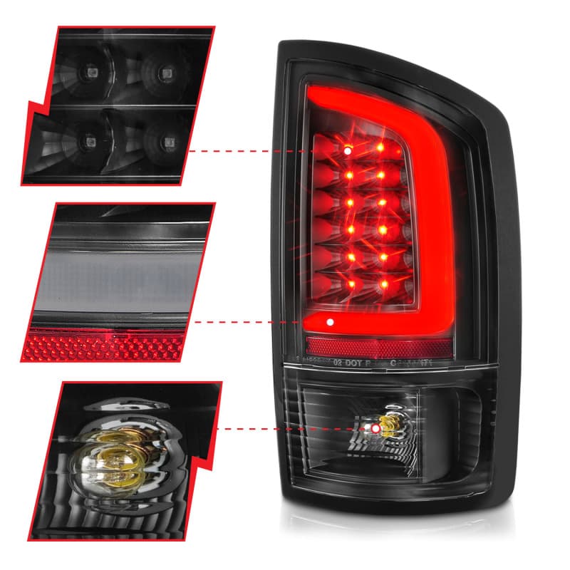 ANZO LED Taillights for Chevy C6 Plug and Play D.O.T. Compliant Pair - Image 4