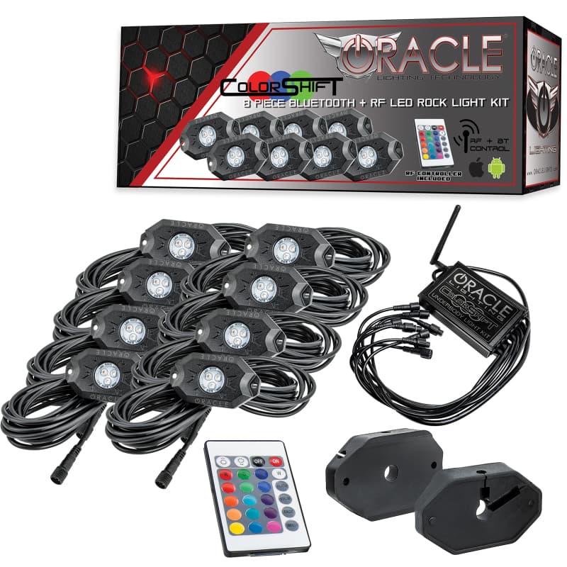 ORACLE Lighting Underbody LED Rock Light Kit for 4x4 Off-Road Vehicles ColorS...