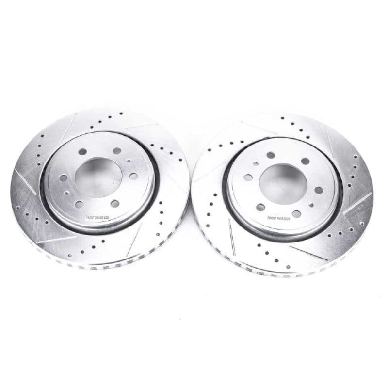 PowerStop Evolution Drilled/Slotted Rotor for OE Fit with Zinc Plating