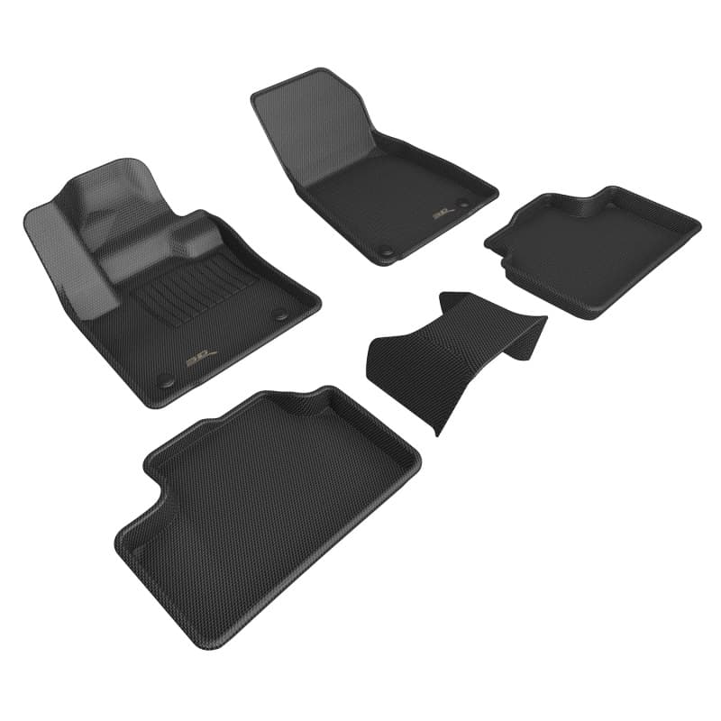 3D MAXpider KAGU All-Weather Floor Mats for Custom Fit Vehicles Three-Layer D...