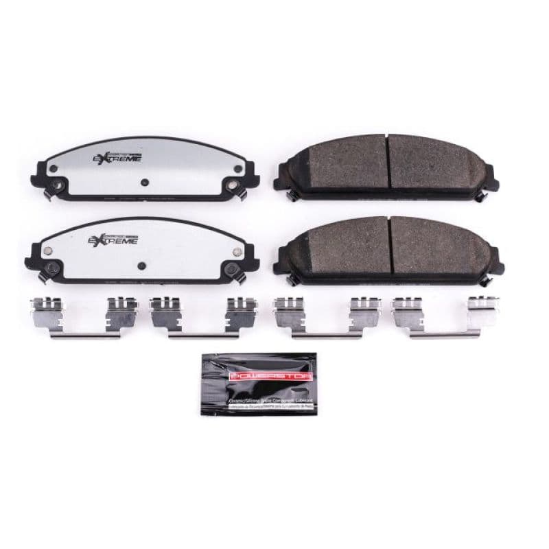 PowerStop Z26 Ceramic Brake Pads for Muscle Cars Low-Dust Carbon-Fiber Compound