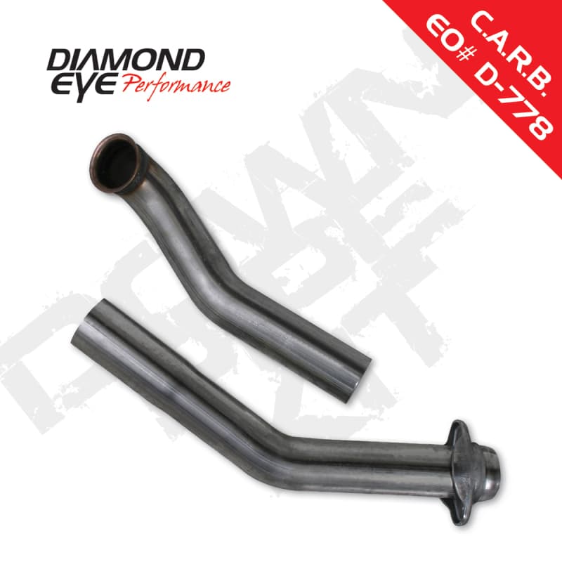 Diamond Eye Performance Downpipe SS Stainless Steel Mandrel Bent - Image 3