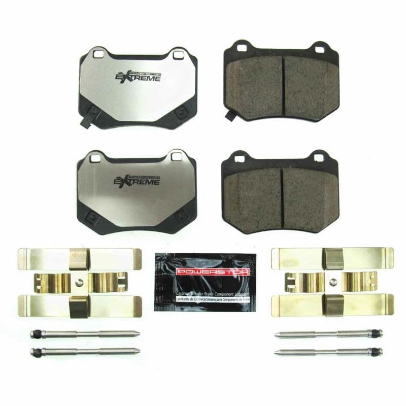 PowerStop Z26 Ceramic Brake Pads for Muscle Cars Low-Dust Carbon-Fiber Compound