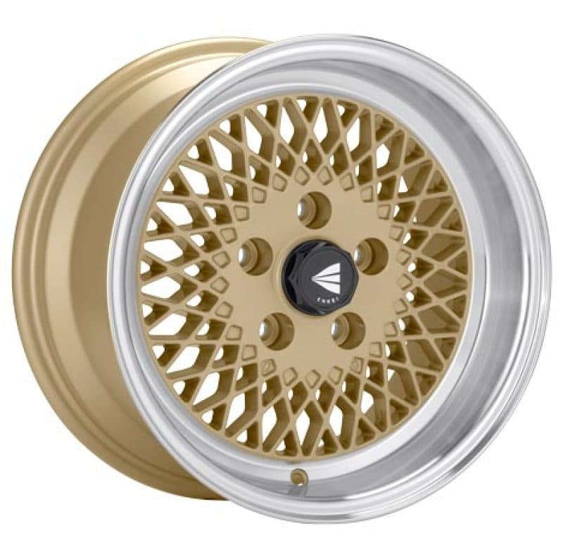 Enkei Wheel for 4x114.3 Bolt Pattern 15x7 38mm Offset Gold Enkei92 Classic