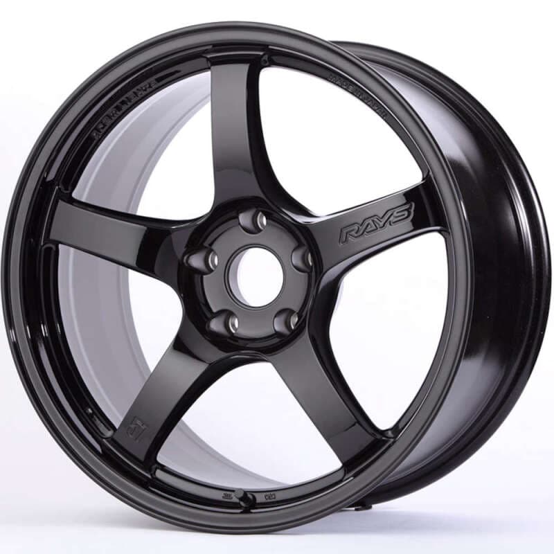 Gram Lights 57CR 18x8.5 +37 5x114.3 Gloss Black Wheel - Image 2