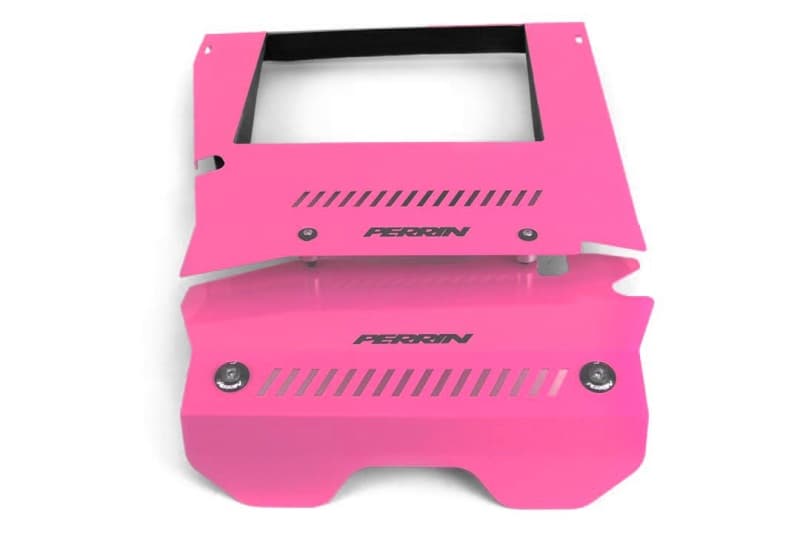 Perrin Performance Engine Cover Kit for Subaru WRX 15-21 Hyper Pink