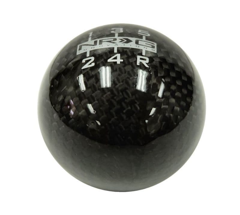NRG Shift Knob Universal Ball Style Heavy Weight Black Carbon Fiber
