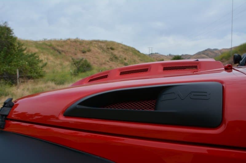 DV8 Offroad Hood for Jeep JK Wrangler HDPE Durable Replacement HDMB07-02 - Image 3