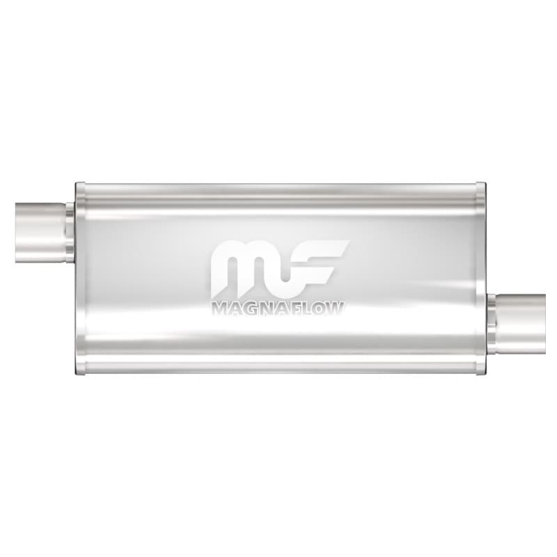 Magnaflow SS Muffler 5x8in Oval Straight-Through Stainless Steel Core