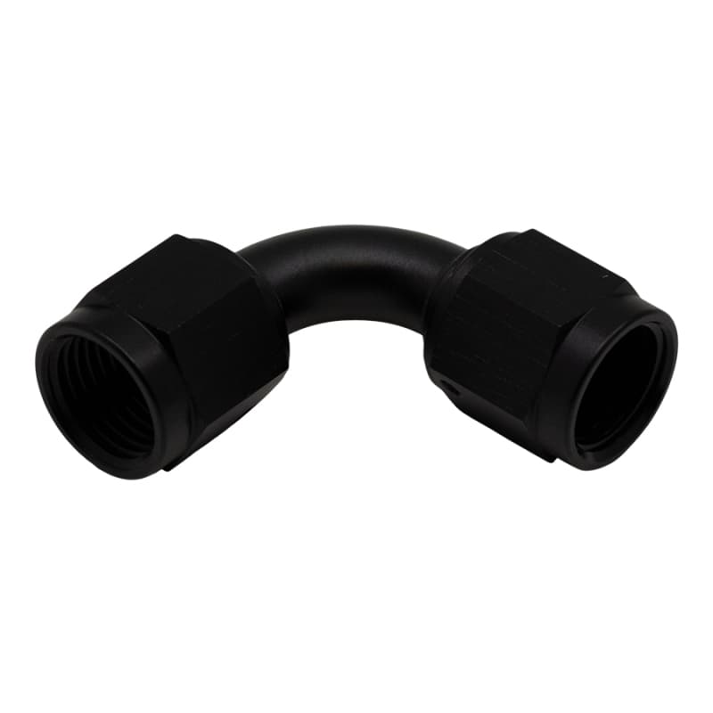 DeatschWerks 6AN Female Swivel 90-Degree Coupler Anodized Matte Black