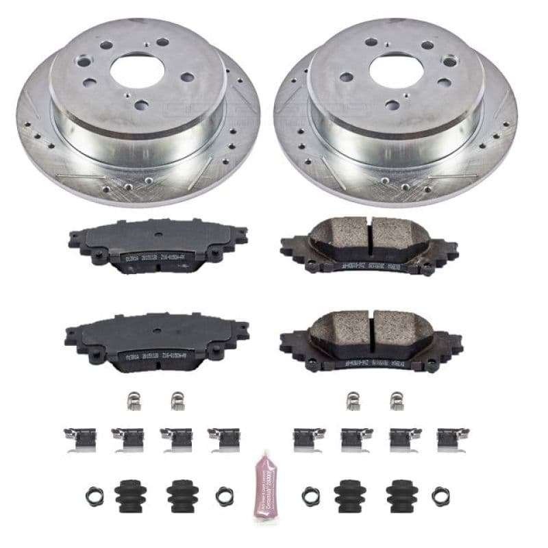 PowerStop Z23 Evolution Brake Kit for Daily Driver with Carbon-Fiber Ceramic ...