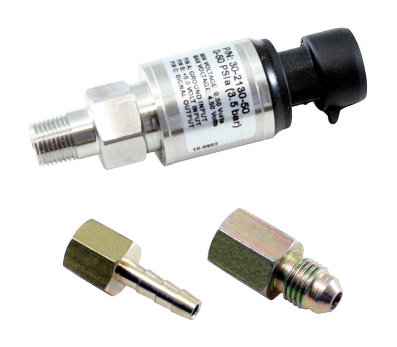 AEM PSIa Stainless Steel Pressure Sensor 50 PSIa Absolute Pressure