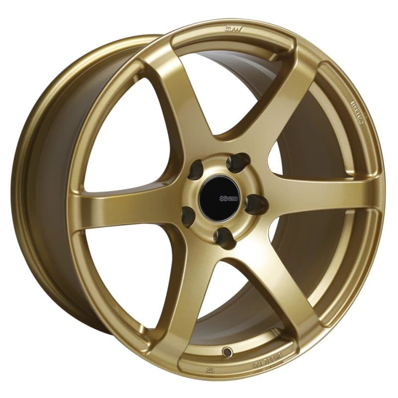 Enkei T6S Wheel 18x8 45mm Offset 5x100 Bolt Pattern Gold