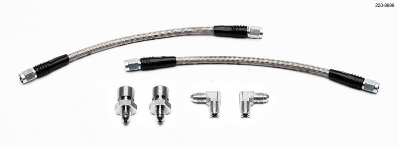 Wilwood Flexline Brake Hose for GM 1500/2500 Rear 10in OAL w/Fittings