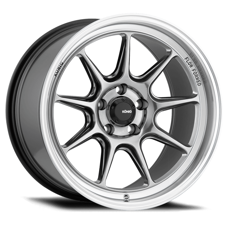 Konig Countergram Wheels 15x8 4x100 ET25 Hyper Chrome Machined Lip