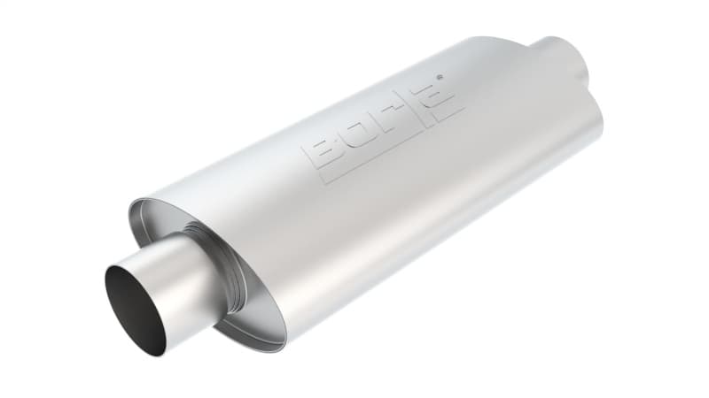 Borla XR-1 Muffler Stainless Steel Offset Inlet Oval Racing Design - Image 3