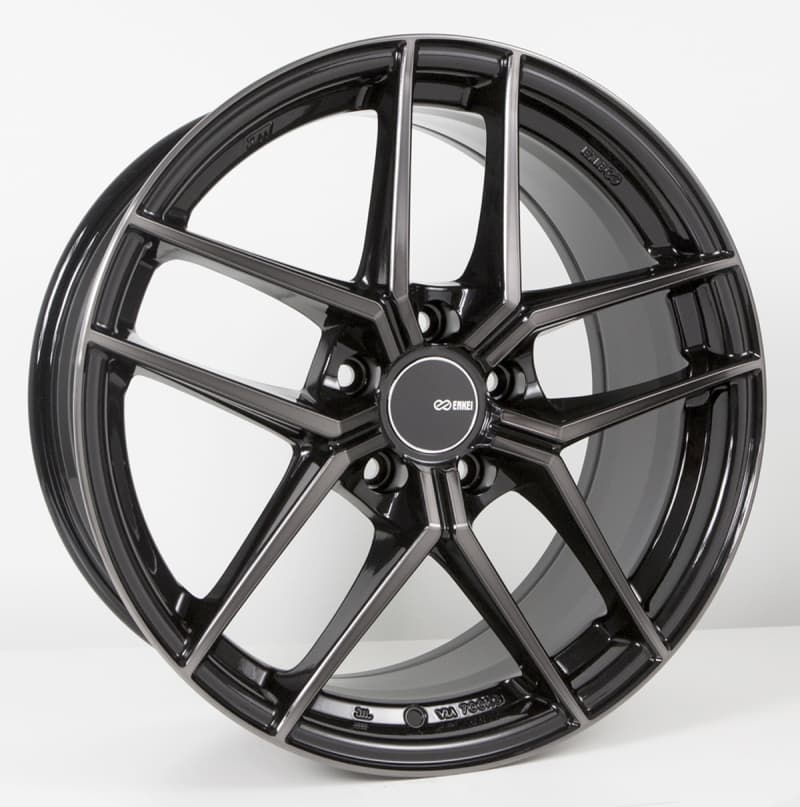 Enkei TY5 19x8.5 5x114.3 35mm Offset Pearl Black Wheel