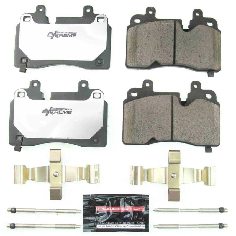 PowerStop Z26 Ceramic Brake Pads for Muscle Cars Low-Dust Carbon-Fiber Compound